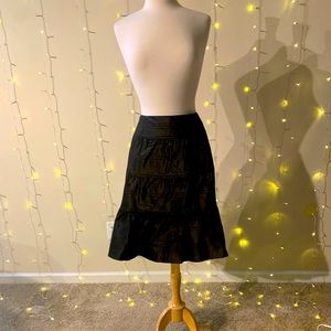 Carmen Marc Valvo Collection Black Cocktail Skirt Size 12